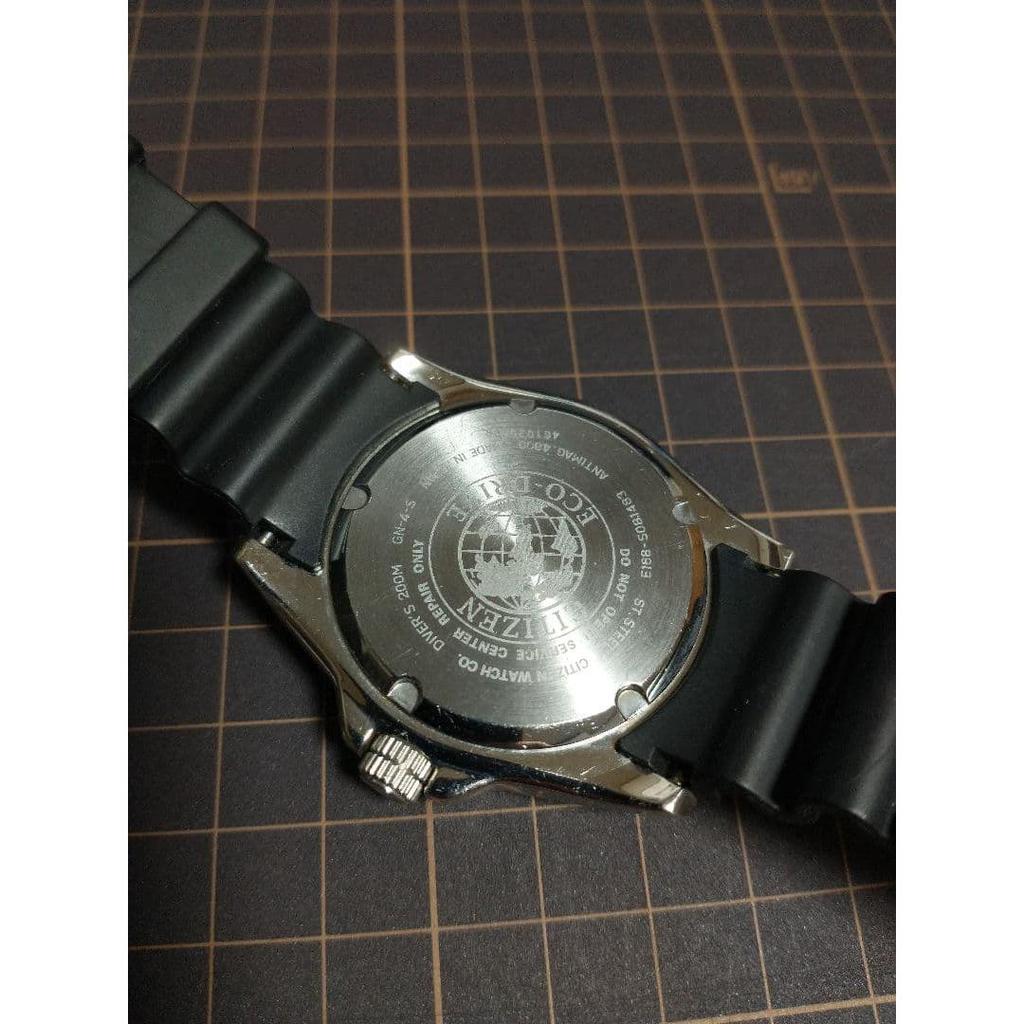 Used CITIZEN Eco-Drive Diver's Watch 200m GN-4-S