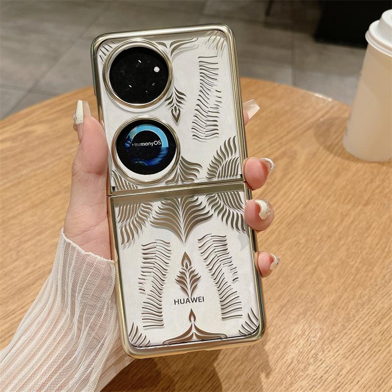 

Удосконалена текстура крила ангела, підходить для Pocket2, чохол для телефону зі складаним екраном, простий кишеньковий корейський P50 Huawei+Socket+2 аеро