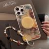 Pallet Pattern Suitable for Apple 15pro Max Mobile Phone Case IPhone 16 Drop Glue 13 Hanging Chain 14 Bracket Hard