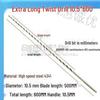 Extra Long 5060 Cm Twist Drill Bit, 500mm High-Speed Steel, Straight Shank for Deep Hole Drilling In Stainless Steel, Wood, 468 Industrial Series.
