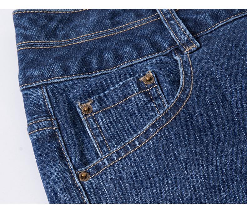 Fleece-Lined High-Waisted Wide-Leg Jeans for Women - Slimming, Loose, Straight-Leg for Autumn/Winter 2025