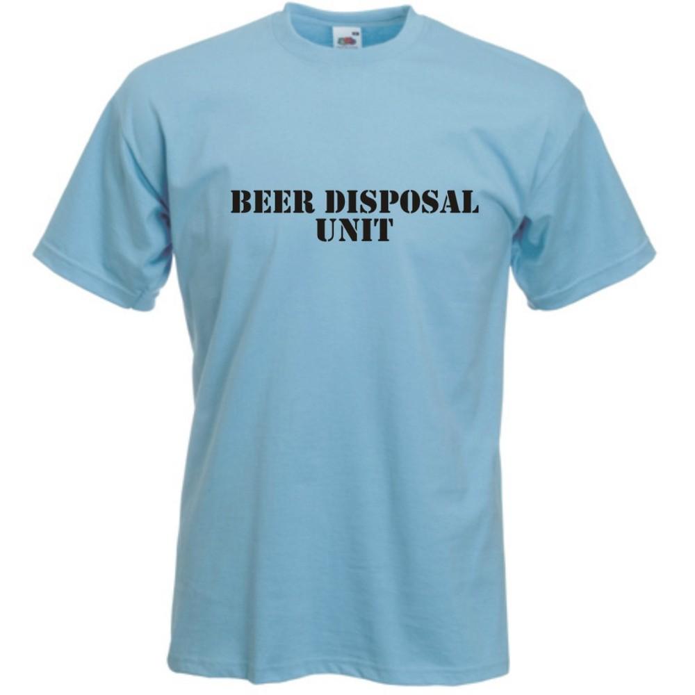 Beer Disposal Unit TShirt Funny Pub Drinking Stag Party Holiday Club Tee