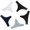 Love Seamless Panties with Back Seamless Sexy Lingerie Lucky Panties 5 Colors Child's Women's T-Back Lace, Bag, 5-Piece Set, Low-Rise (LL, - 2)