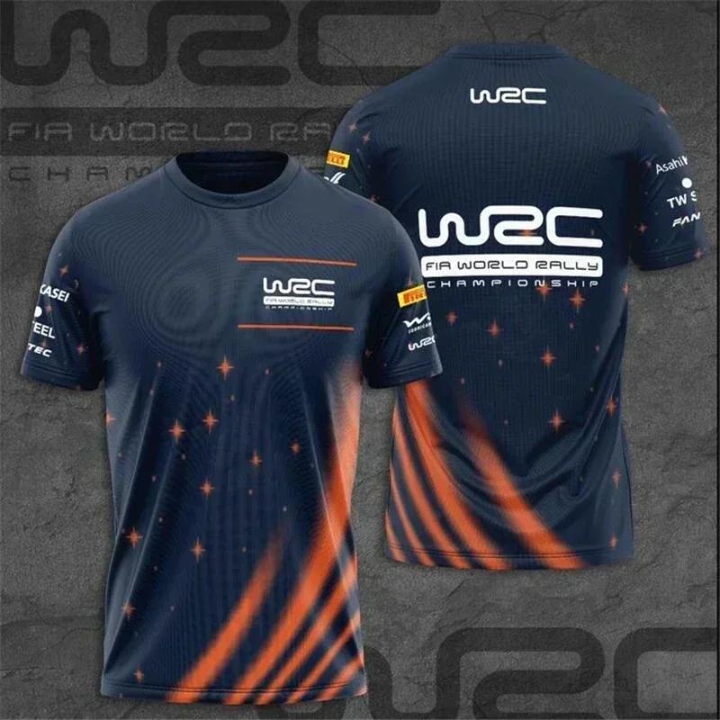 

2025 Rally Stadium Чоловіча дихаюча футболка з коротким рукавом WRC, чоловіча та жіноча літня футболка Super Large Harajuku з 3D-друком XXXL
