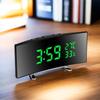 LED Alarm Clock with Temperature and Humidity Display Modern Simple Design