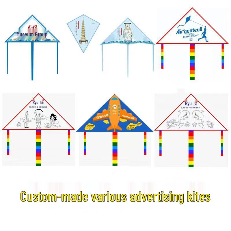 Custom Advertising Kites: Personalized Designs, Sample Support, and Invoice Issuance Available.