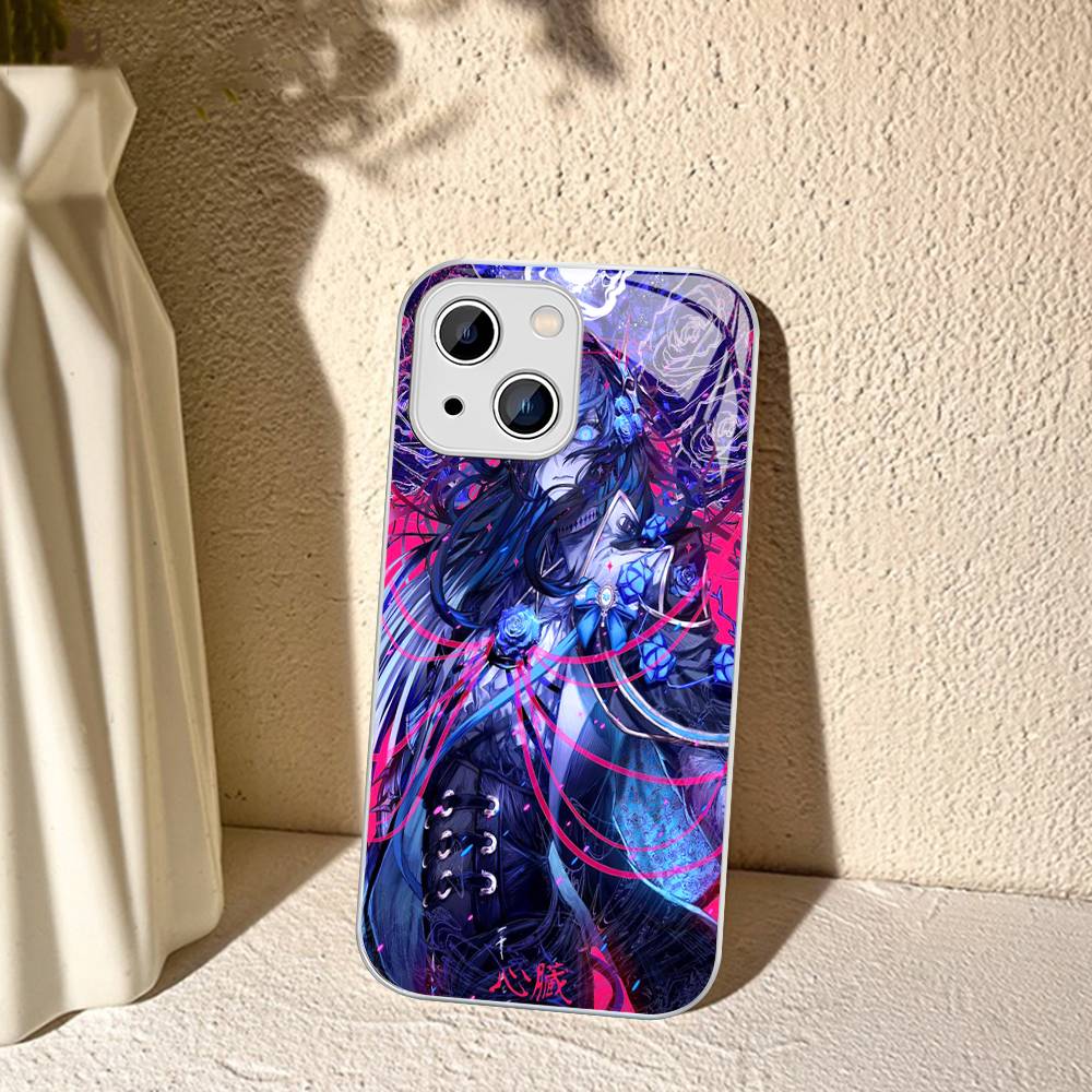 Cartoon Ado Kyogen X Uta For IPhone 14 13 12 Mini 11 Pro XS Max X XR 14 Plus Tempered Glass Cover