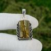 Ocean Jasper Gemstone 925 Sterling Silver Engagement Anniversary Unique Pendant