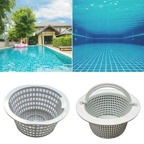 Cestello Skimmer Per Piscina – Ricambio Rotondo Con Manico (Diametro 16 Cm O 19 Cm)