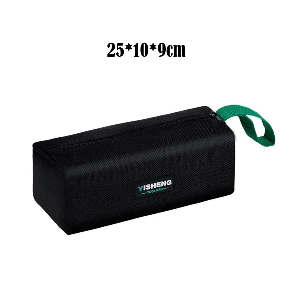 Waterproof 1680D Oxford Tool Bag with Smooth Zipper Multifunctional Electrician Tools Pouch Organizer Large Storage Kit Handbag