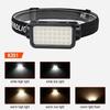Powerful COB Headlamp Built In 18650 Battery Headlight Flashlight Head Lamp White & Red Lighting Hiking Camping Running Lantern