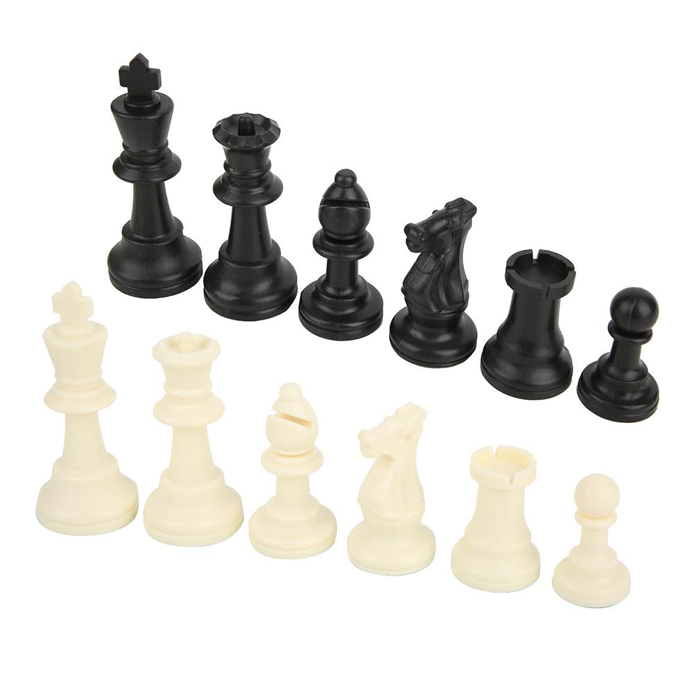 Plastic International Chess Pieces Intellectual Educational Game for Children AdultsChess Pieces