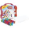 Tampons Animaux - Joustra - Mallette Ronde - Encre Lavable - Mixte