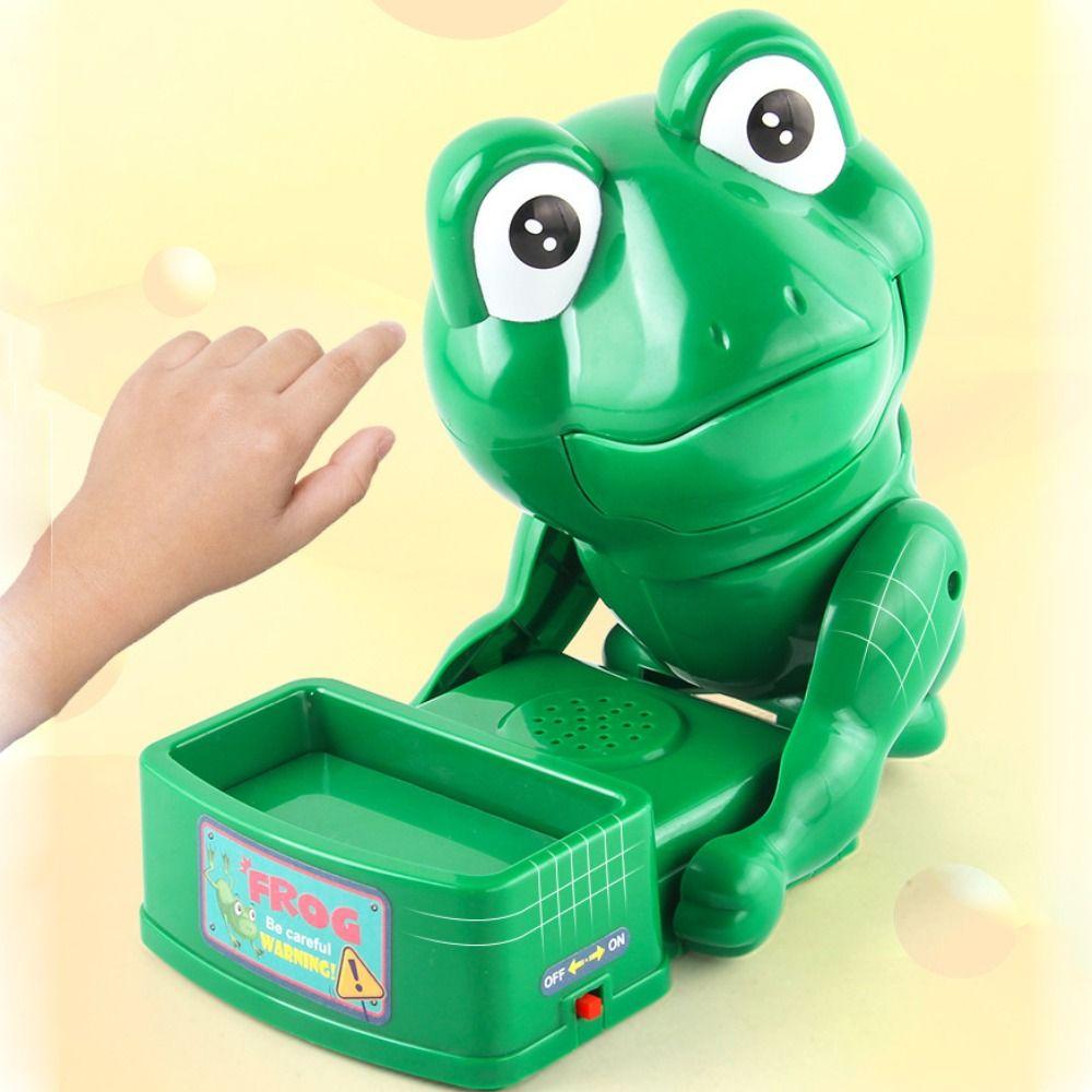Multifunctional Stealing Insect Frog Biting Prank Toys Plastics Frog Board Games  Birthday Gift