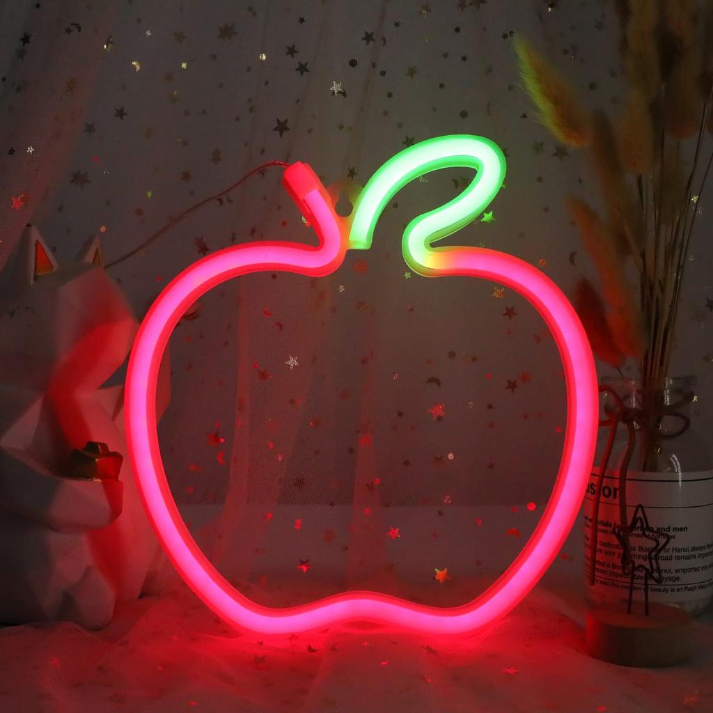 ENUOLI Apple Neon Sign USB or Battery Powered Direct from Japan