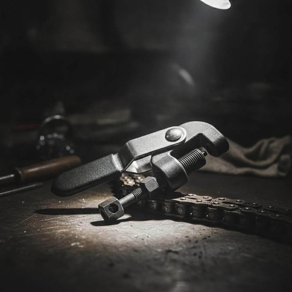 Handheld Motorcycle Chain Breaker | Sturdy Carbon Steel Body, Manual Tool, for Garage
