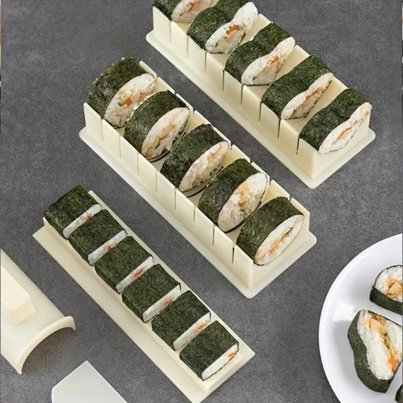 3-teiliges/Set, Sushi-Zubereitungsset, DIY Sushi-Maker, Sushi-Rollen-Maker Reisform, Bento-Zubehör, Heimküchenwerkzeuge