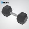 Qijun Hexagonal PU Anti-Roll Dumbbell