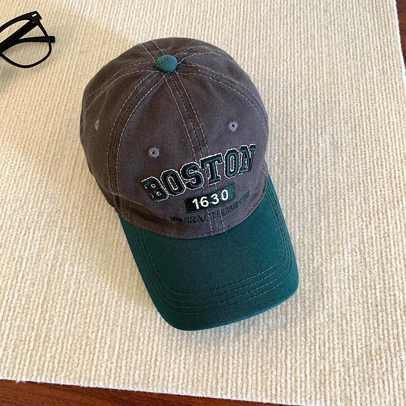 

Unisex Distressed Letter Print Baseball Cap,Vintage Color Blocking Dad Hat,Lightweight Adjustable Suitable for Daily Wear,Travel Adjustable серый