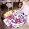 Mobile Suit Gundam Cartoon Round Rug Can Be Used To Decorate Living Rooms, Bedrooms, Sofas, and Game Rooms; Non-slip Rug.66