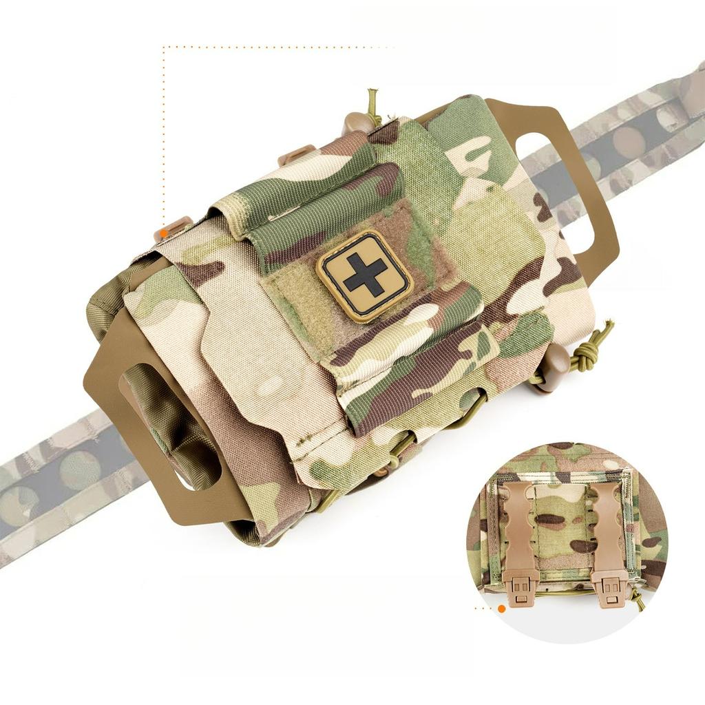Tactical MOLLE First Aid Kit Tactical IFAK Medical First Aid Pouch Outdoors Hunting Camping Patrol Survival Equipment