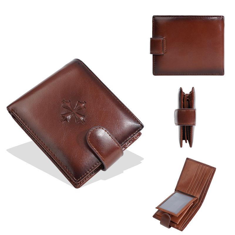 Baellerry Vintage Design Short Wallets for Men Business Card Holder Fashion Hasp Cash Purse GZW