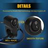 Waterproof Motorcycle 7/8" Handlebar Headlight Fog Spot Light ON OFF Switch