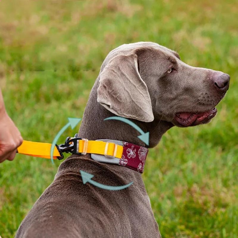 Haustierhalsband Nylonhalsband Leine Großer Hund Hochwertige Halsbänder Choker Kette Verstellbar Sicherheit Hundebedarf Zubehör Produkte