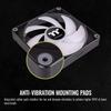 Thermaltake CT120 ARGB Sync PC Cooling Fan Black (2-Fan Pack) ARGB Compatible 120mm PC Case Fan Black CL-F149-PL12SW-A FN2000