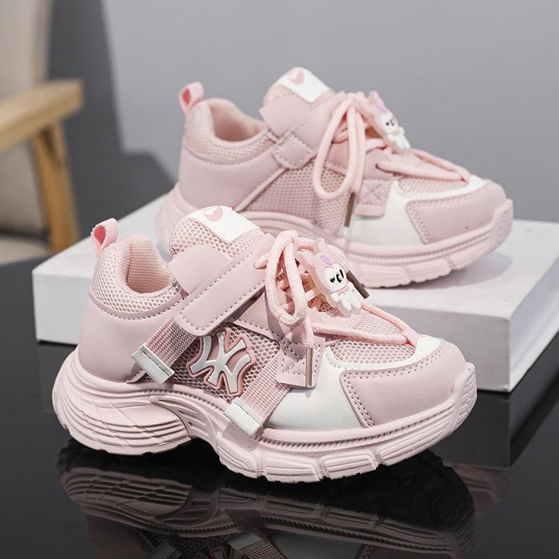 

Дитяча мода Four Seasons Дихаюче повсякденне взуття Діти Біг Спорт Студенти Дівчата Трендові Зручні кросівки 37 рожевий