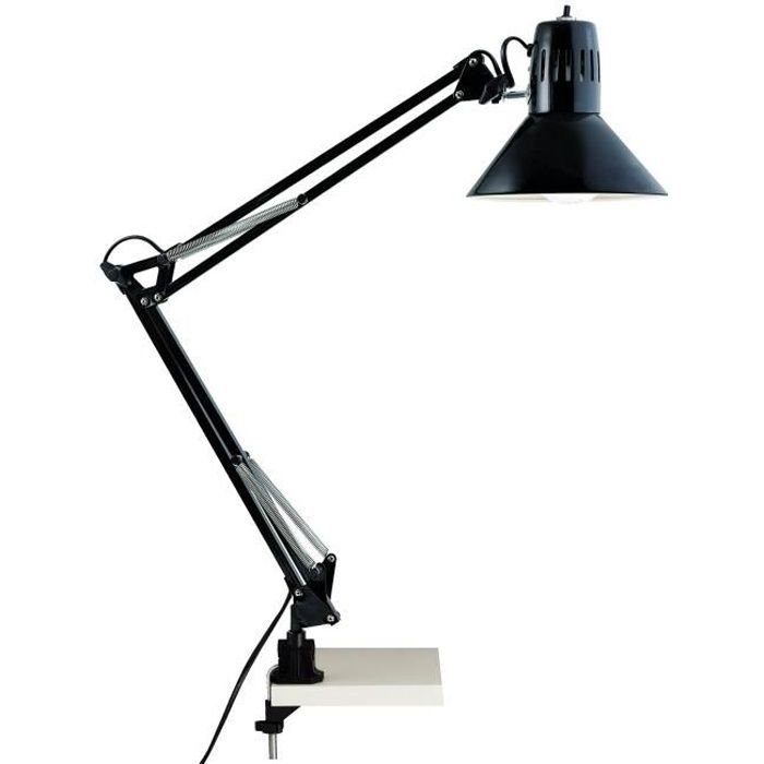 Lampe De Bureau - BRILLIANT - HOBBY - Articulable - Fixation Serre-joint - Électrique