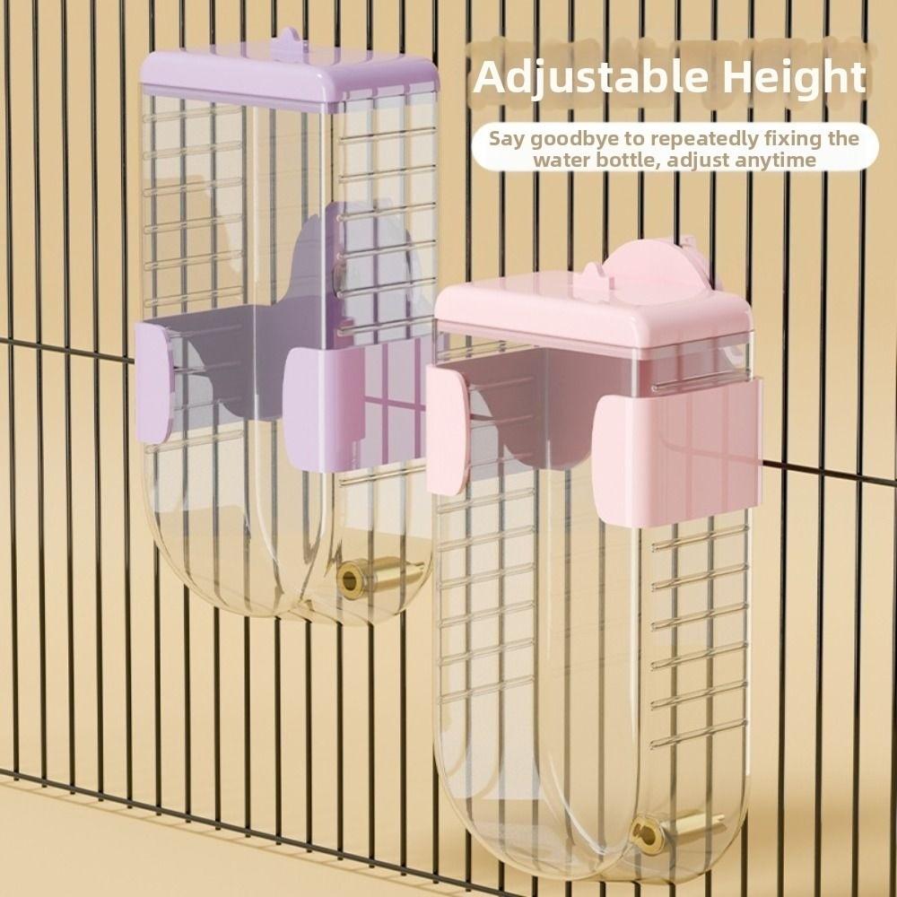 350ml Bird Water Dispenser Automatic Transparent Hanging Water Feeder Wide Opening Secure Mounting Bird Drinker Cockatiel