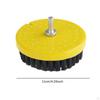 Rotary Carpet Cleaning Brush Attachment 11cm Nylon Bristles for Stain Removal Easily Install Replace