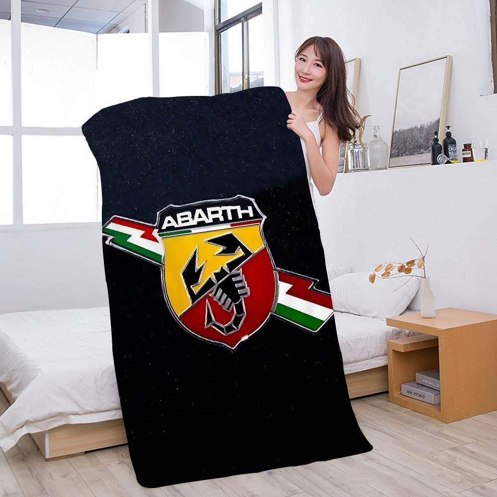 A-AbarthS-S LOGO Microfiber Beach Towel Absorbent Quick Dry Soft Yoga Swimming Resort Mountain Climbing Towel