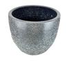 Plant Design Grauer Granit-Erdtopf, Pflanzgefäß, Wohnzimmer-Blumentopf – 19 cm