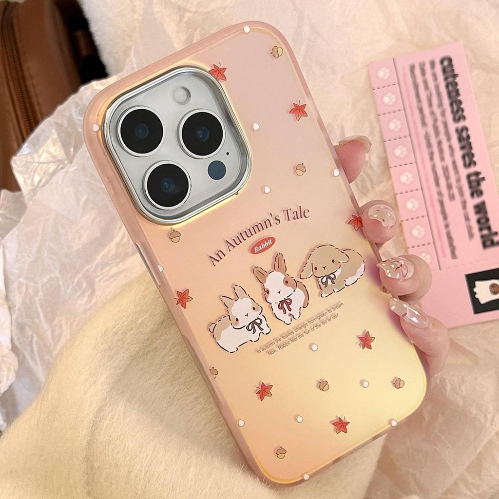 Adorabile Custodia per Telefono a Coniglio per iPhone 17 e iPhone 17 Pro Max