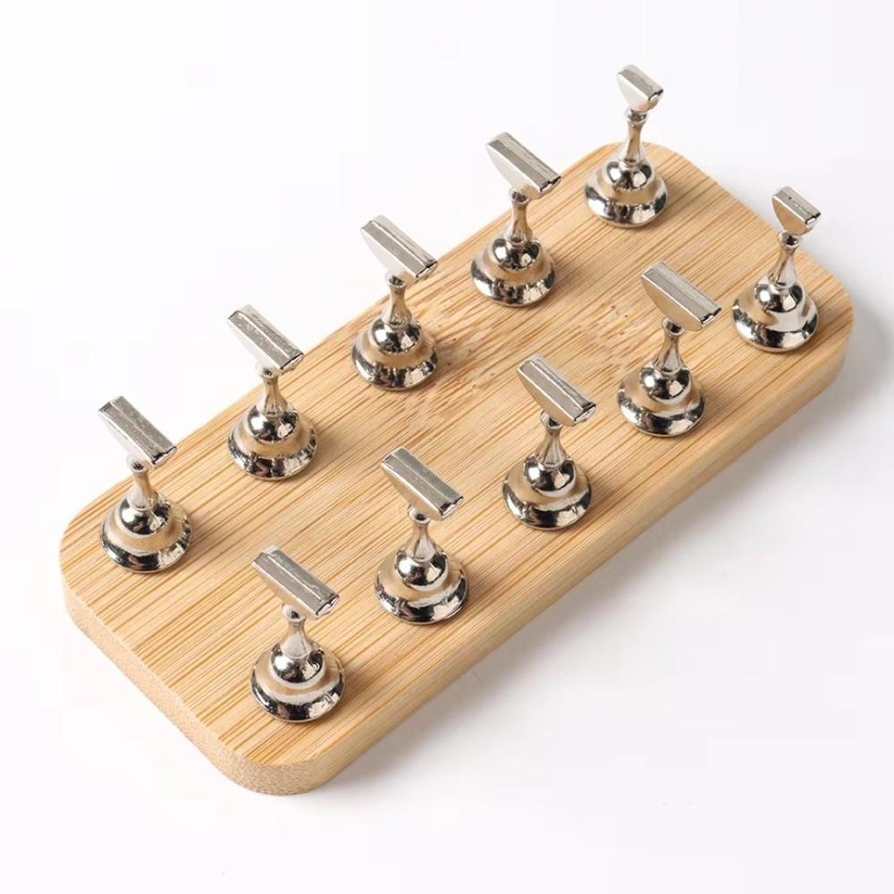 Adjustable Nail Tips Holder Nail Art Nail Display Stand Portable Fake Nail Display Stand