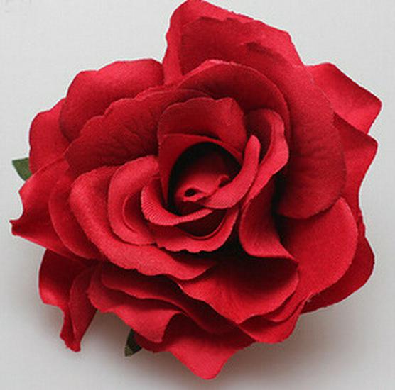 Bohemian Rose Lace Hair Clip and Brooch - Artificial Flower Accessory