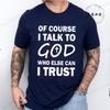 Talk To God Jesus T Shirt Print Tees for Men Fashion Casual T-Shirts Short Sleeve for Summer Clothing Oversized Tee Tops Gifts