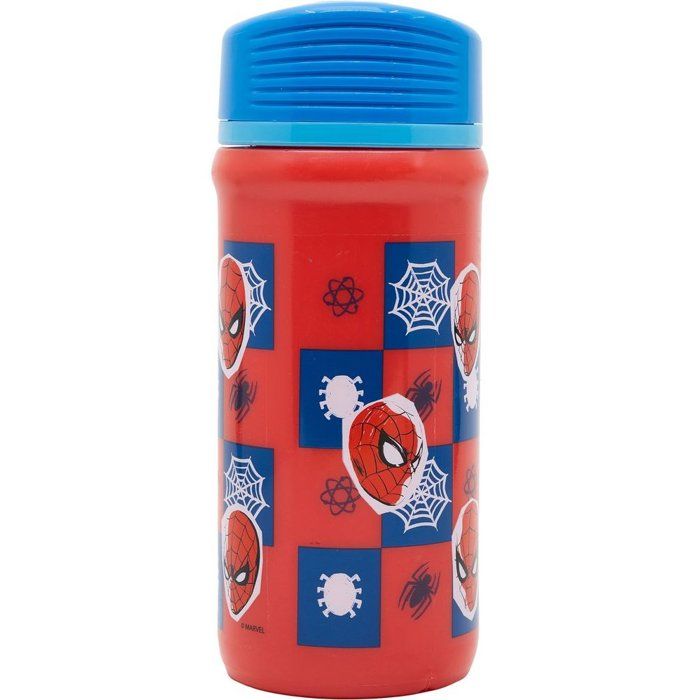 Bouteille d'eau - Tataway - Spider-Man - 390 ml - Plastique recyclable - Anti-goutte