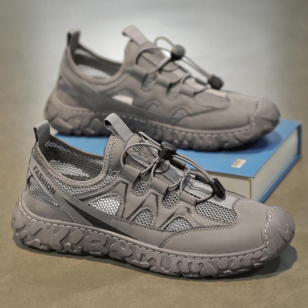 Men's Breathable Non-slip Sports and Work Shoes - Light Mesh Casual Footwear