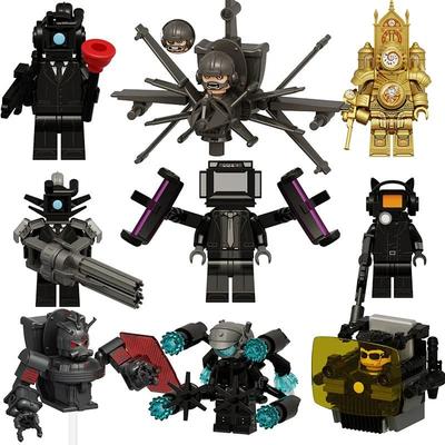 Toilet Man Building Block Toy Gift