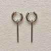 Fashion Heart Star Pendant Asymmetrical Earrings For Women Simple Geometric Circular Ear Buckle Jewelry Accessories Gift