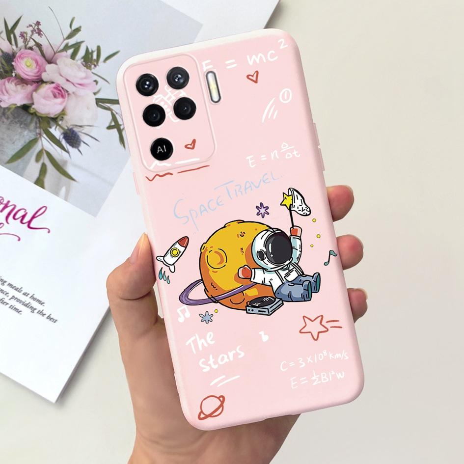For OPPO Reno 5 5G Reno5 Pro Case CPH2201 Cute Painted Soft Silicone Covers Phone Cases For OPPO Reno 5 Pro Reno5 Lite 5Z Fundas