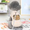 Winter Warm Dog Coat Soft Thick Cotton Dog Jacket for Small Medium Dogs Cute Bear Pattern Puppy Vest Yorkie Chihuahua Clothing
