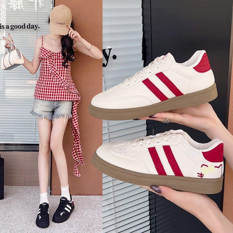 Fashion Women's Casual Outdoor Lace UpSport Shoes 2025 Spring Autumn Designer Korean Round Toe Sneakers Vulcanized Shoes Tenis De Mujer