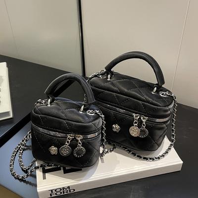 Samt Rhombus Ketten Tasche Damenmode Tragbare Kleine Eimer Tasche Xiaoxiangfeng Schulter Umhängetasche