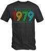 Vintage 1979 Aged To Perfection Birthday T-Shirt Fortieth Funny Gift Tshirt Summer Men Cotton Causal T Shirt Streetwear Tees