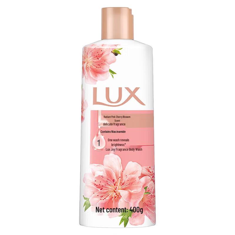 Lux Pink Cherry Blossom Fragrant Shower Milk 400G