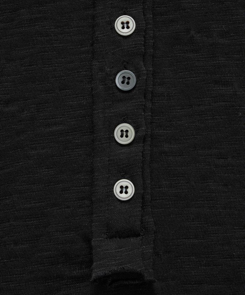 PAHISUM Button Collar Slim Tee_Black